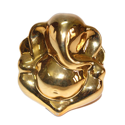 "Golden Ganesh (Size 10cm)-code 5551-001 - Click here to View more details about this Product